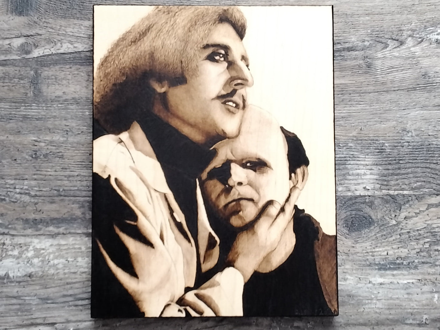 Young Frankenstein Handburned Wood Art